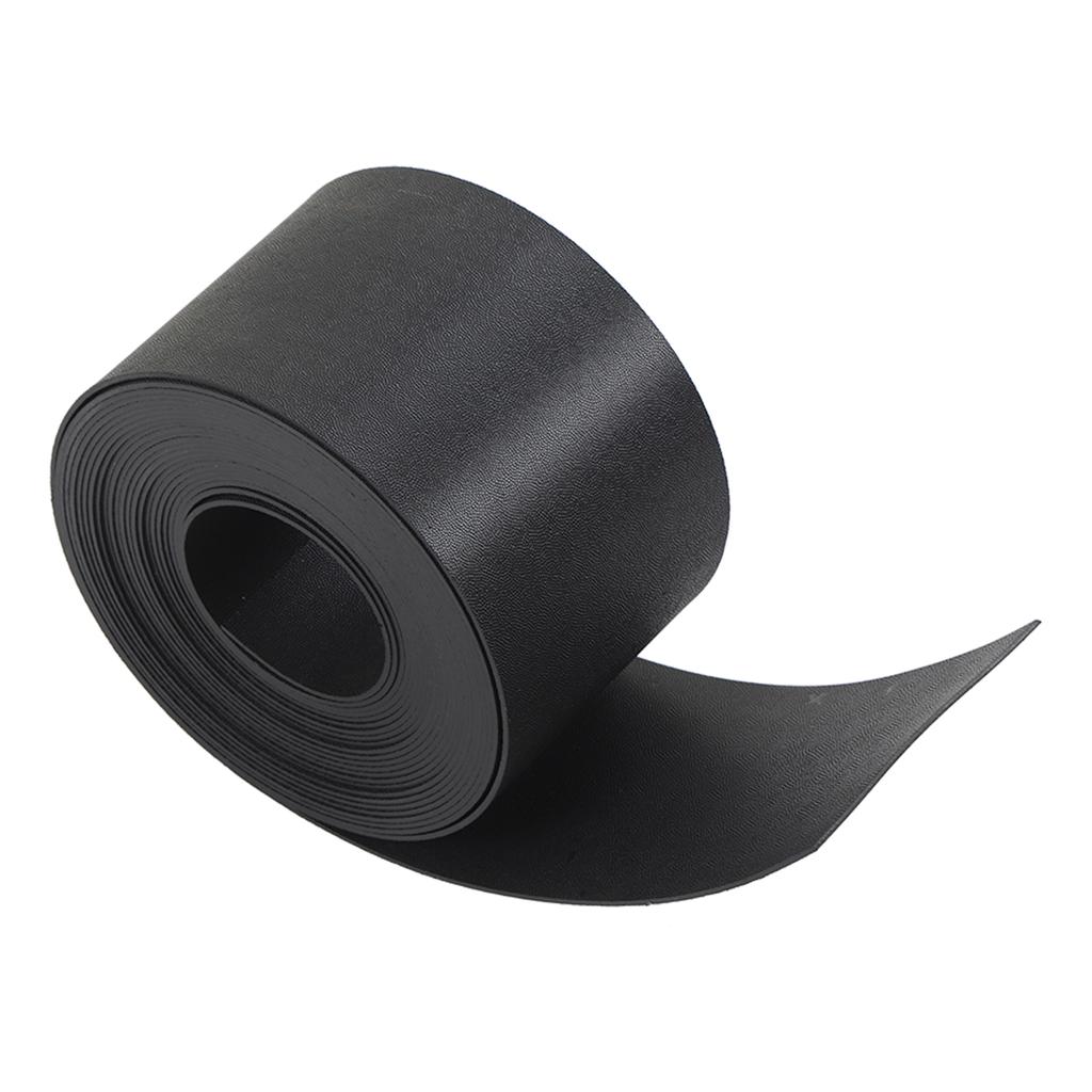 Landscape Edging PE Garden Edging Border Black 12cm Width 10m Length 2mm Thickness for Outdoor