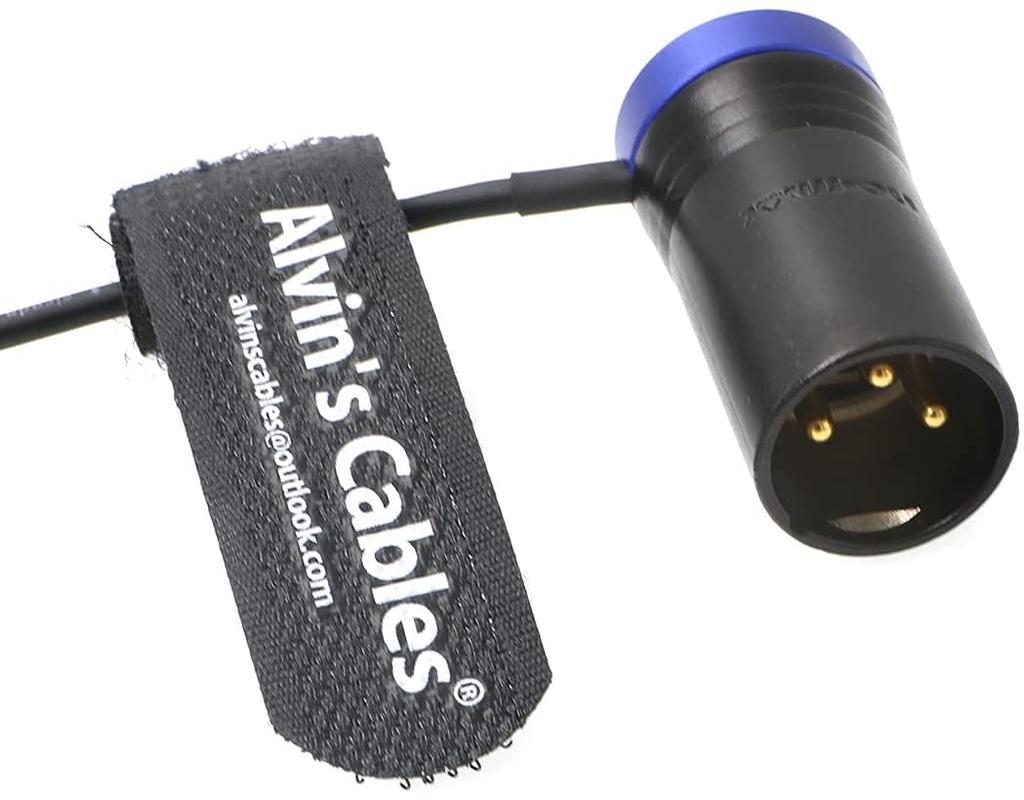 Kabel Dünnes Audiokabel Sennheiser XLR Stecker auf Verriegelnder Rechtwinkliger Symmetrischer Stecker für Sound Devices 633 688 Zaxcom Zoom Blue Alvin's EK-2000 3-Pin