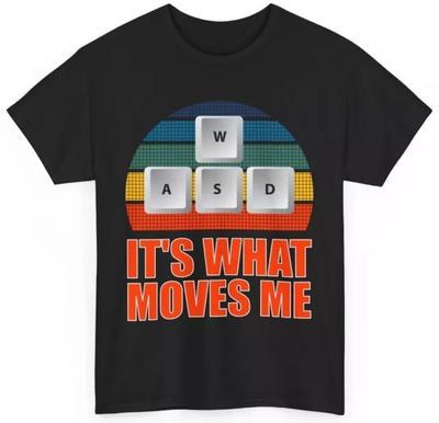 Video Games Shirt  It's What Moves Me Video Gaming Lovers Shirt  Gamer T-shirt