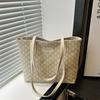 Textured Women's Bags, New Tote Bags, Fashionable Letter Bags, Simple and Trendy Shoulder Armpit Bags.