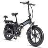 TESWAY X7 Składany Rower Elektryczny dla Dorosłych Bateria 48V30Ah Silnik 750W Ebike Wygodny Miejski 20 Calowe Szerokie Opony Rower Elektryczny