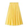GIORDANO Women's Designer Pleated A-Line Midi Skirt