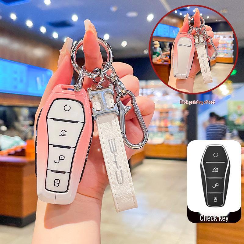 BYD Car Key Covers for Han, Qin Plus DMI, Song Pro, Song L, Tang, Yuan, Destroyer 05, Seagull, Dolphin