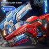 Children Electric Water Gun Continuous Fire Self Suction Pulse Function Large Capacity  Flashing Lights Kids Perfect Summer Toys