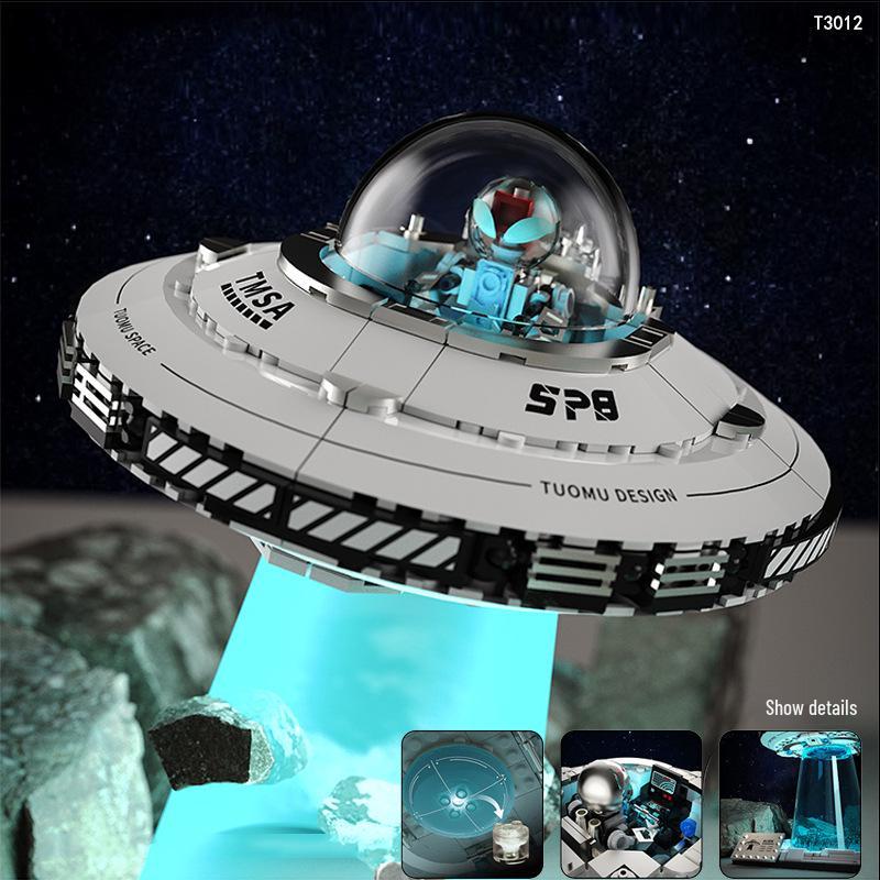 T3012 Space Series: UFO Spaceship Building Blocks for Boys