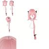 Fate Apocrypha Astolfo Cosplay Wig With Pink Single Braids For Anime Costume Enthusiasts