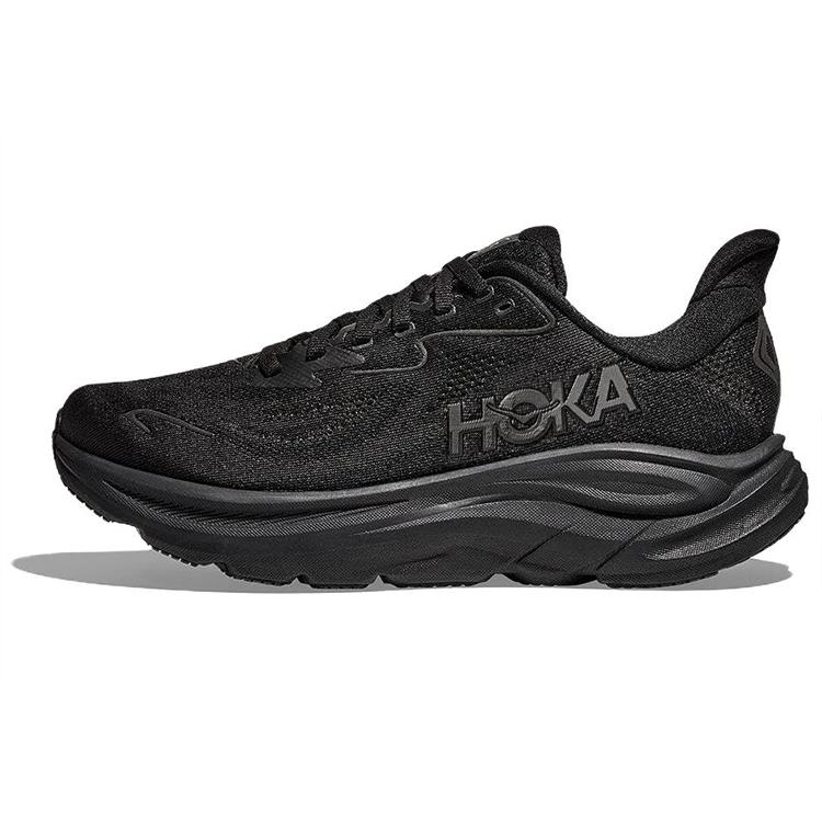 HOKA Wmns Clifton 10 Wide  Triple Black  35