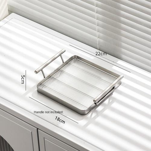 Rectangular Storage Tray Home Living Room Acrylic Key Coffee Table Storage Storage Cup Kettle Tray Home Desktop Decorative Plate