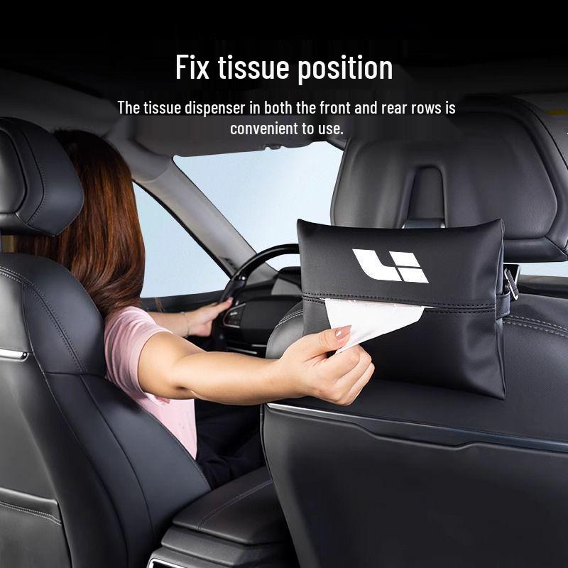 Compatible Tissue Box for Li Auto L6/L7/L8/L9 - Car Storage Accessory