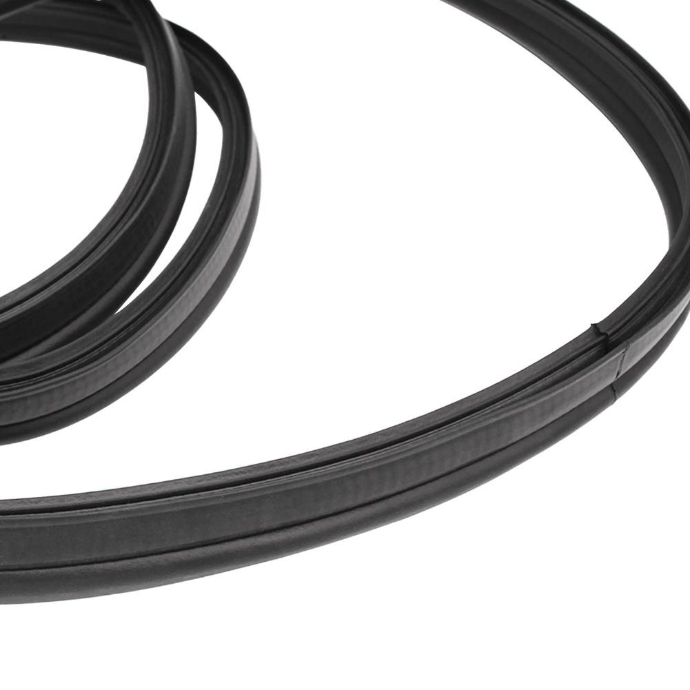 Trunk Lid Rubber Seal Auto Seal Tailgate Rubber Seal Black Trunk Weatherstrip New Condition Weather Resistant Rubber