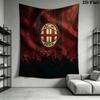 Ac Milan Crest Emblem Threepiece Set 1 Duvet Cover 2 Pillowcase Without Core Duvet Cover And Pillowcase Bedding Set Christmas Birthday Gift