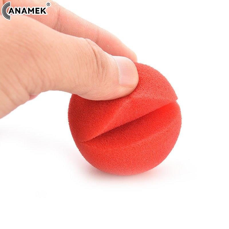 1Pc New Halloween Party Sponge Ball Red Clown Magic Nose Masquerade Clown Costume Explosion Curls Wig Wholesale Supplies