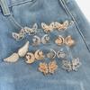 Mode Vleugels Broek Knop Taille Aansnoerclip Verstelbare Gesp Jeans Afneembare Gesp Pin Kleding Accessoires