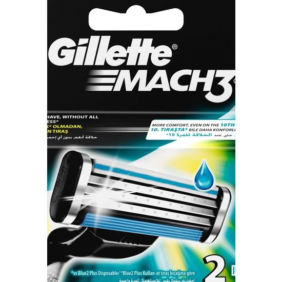 

Сменные лезвия Gillette Mach3, 2 шт. в упаковке