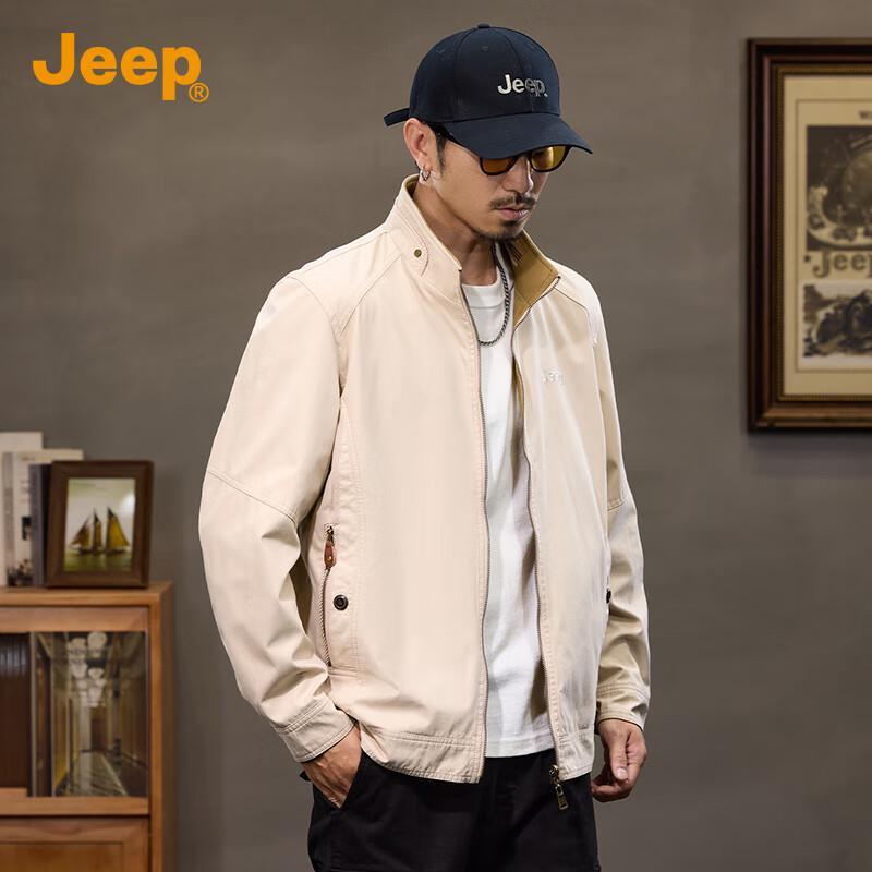 Jeep Men's 2025 Fall/Winter Reversible Stand-Collar Jacket