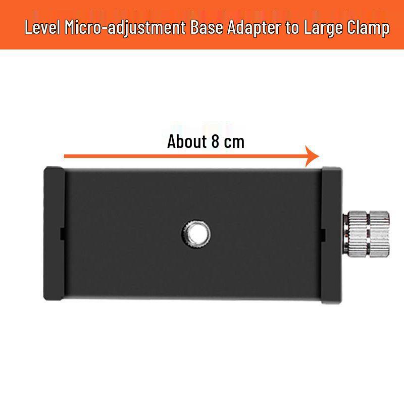 Multi-Functional Tripod Base: Universal Rotating Spirit Level and Wall/Ground Sticker Adapter