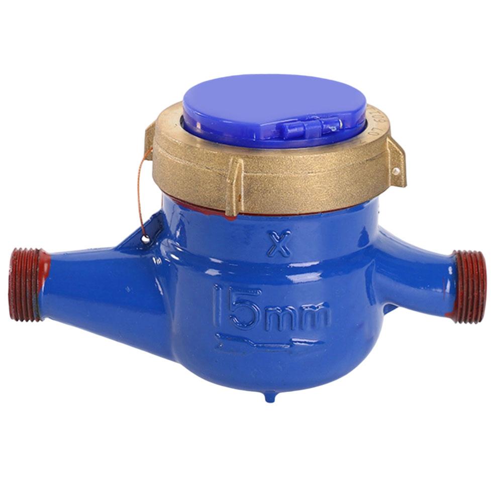 Smart Mechanical Water Meter DN15 with Digital Display Accurate Low Flow Recording for Home Garden Water Consumption Measurement