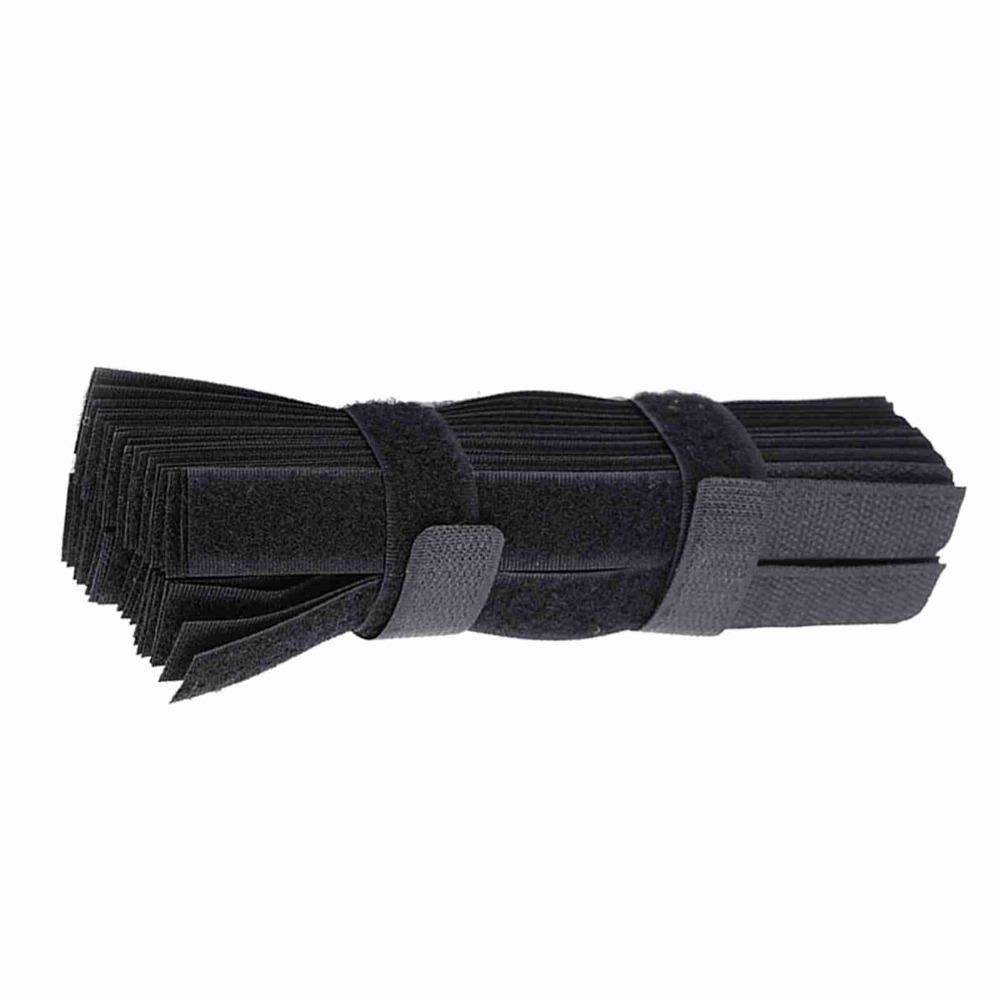 50 Stück Wiederverwendbare Kabelbinder Verstellbare Drahtbinder Bunte Kabelbinder Klebebinder