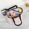 Three-Piece Backpack Set Student Schoolbag Girls Solid Colorlarge Capacity Backpack with Shoulder Bag Pen Bag