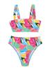 2023 Summer Women's Multi-color High-waist Sexy Bikini Swimsuit