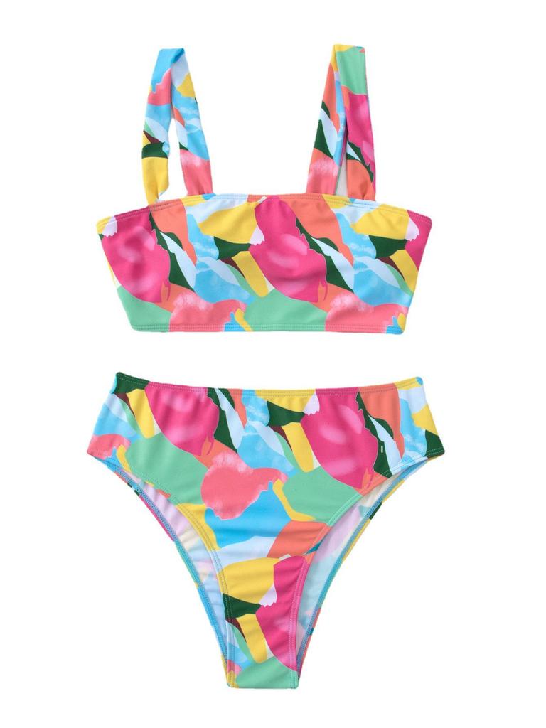 2023 Summer Women's Multi-color High-waist Sexy Bikini Swimsuit