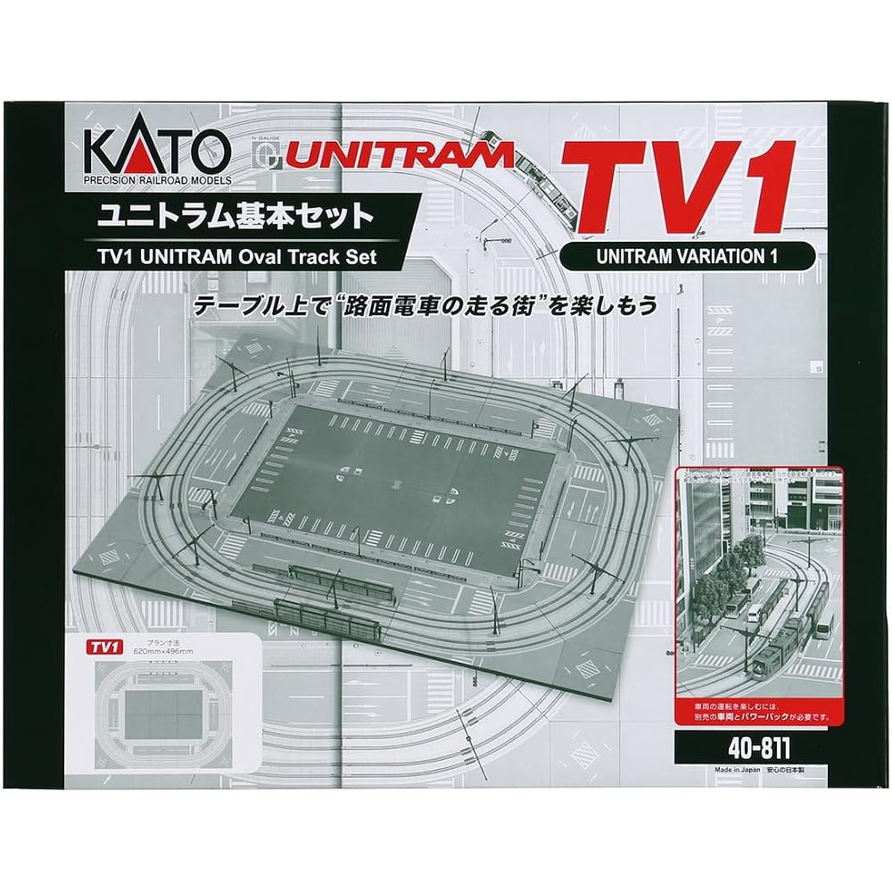KATO N gauge TV1 Unitram basic set 40-811 model train rail set