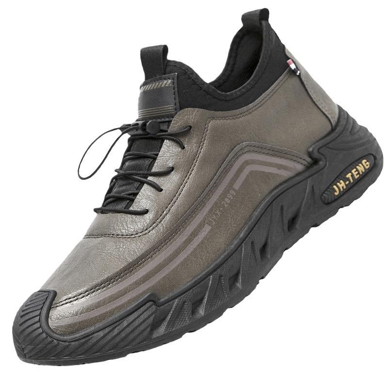 Модные новые классические мужские туфли весна/осень кожа модные трендовые повседневные — фото 6