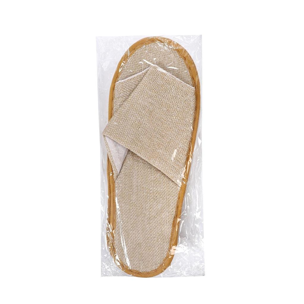 Partools Disposable for and Indoor Use Slippers, Open-Front, Unisex, Yellow, Guests, Hotels, (50 Pairs)