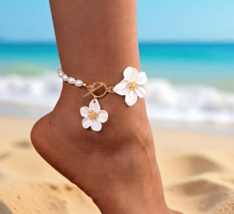 

Tassel Ankle Chain Simple Foot Accessories Pendant Anklet for Women Party Jewelry Gifts