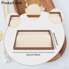 13.7 X 9.4 Inch Wooden Jewelry Organizer Tray for Dresser, Desk, Multi-Functional Storage Tray,
