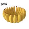 Ciotola Frutta Banana Stampata 3D, Portavasso Frutta di Grande Capacità, Piatto Decorativo a Forma di Frutta per Servire Cibo per Cucina, Tavola da Pranzo