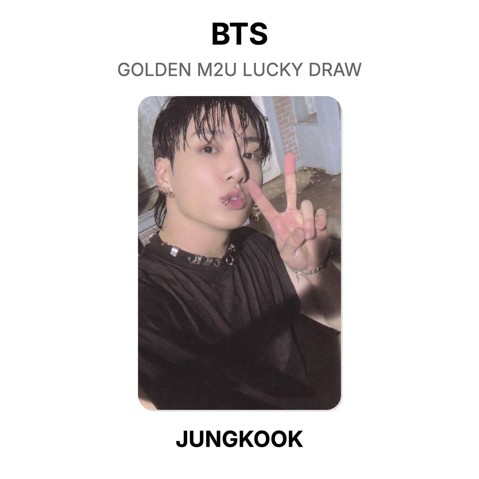 BTS GOLDEN M2U LUCKY DRAW Official