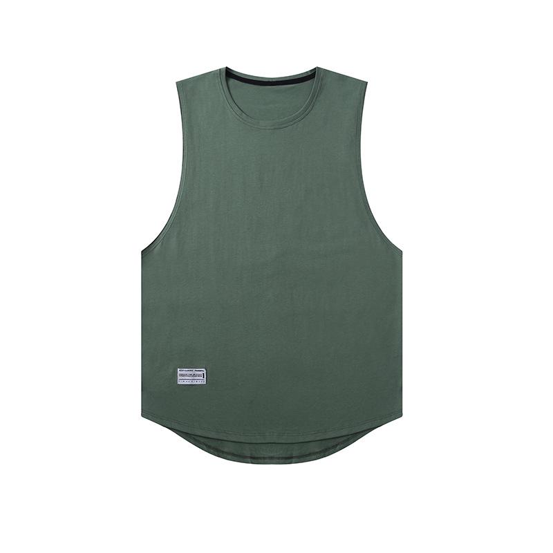 

Мужская летняя баскетбольная быстросохнущая майка без рукавов 3XL армия зеленый