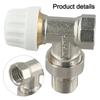Válvula Termostática DN15 Válvula Termostática de Ángulo Latón Construcción de Latón Rosca M30x1.5mm Para Calefacción de Bajo Consumo