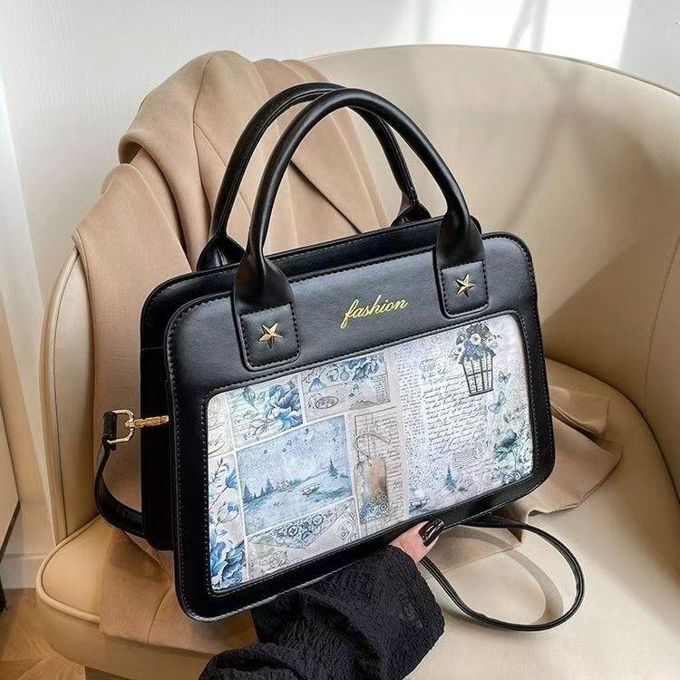 Handheld small bag women's new autumn and winter versatile shoulder messenger bag small square bag