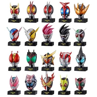Genuine Scale Model Kamen Rider Mini Head MASK HISTORY Anime Accessories Toys Action Figure Toys
