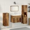 Bathroom Furniture Set 4 Pcs Reclaimed Wood 60 X 38.5 X 46 Cm