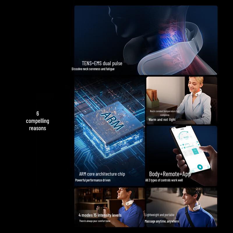 SKG Smart Bluetooth Neck Massager