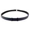 Pristine Salvatore Ferragamo Belt Double Gancini Reversible Navy Leather Mens Used