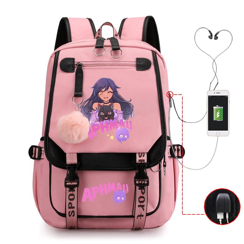 Cute Cartoon Junior High School Student Schoolbag Female Lightweight Large-Capacity Student Backpack