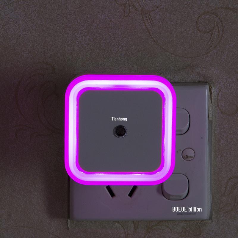 Plug-In Night Light with Motion Sensor for Baby Feeding and Hallway; Energy-Saving, Warm Light, Eye Protection