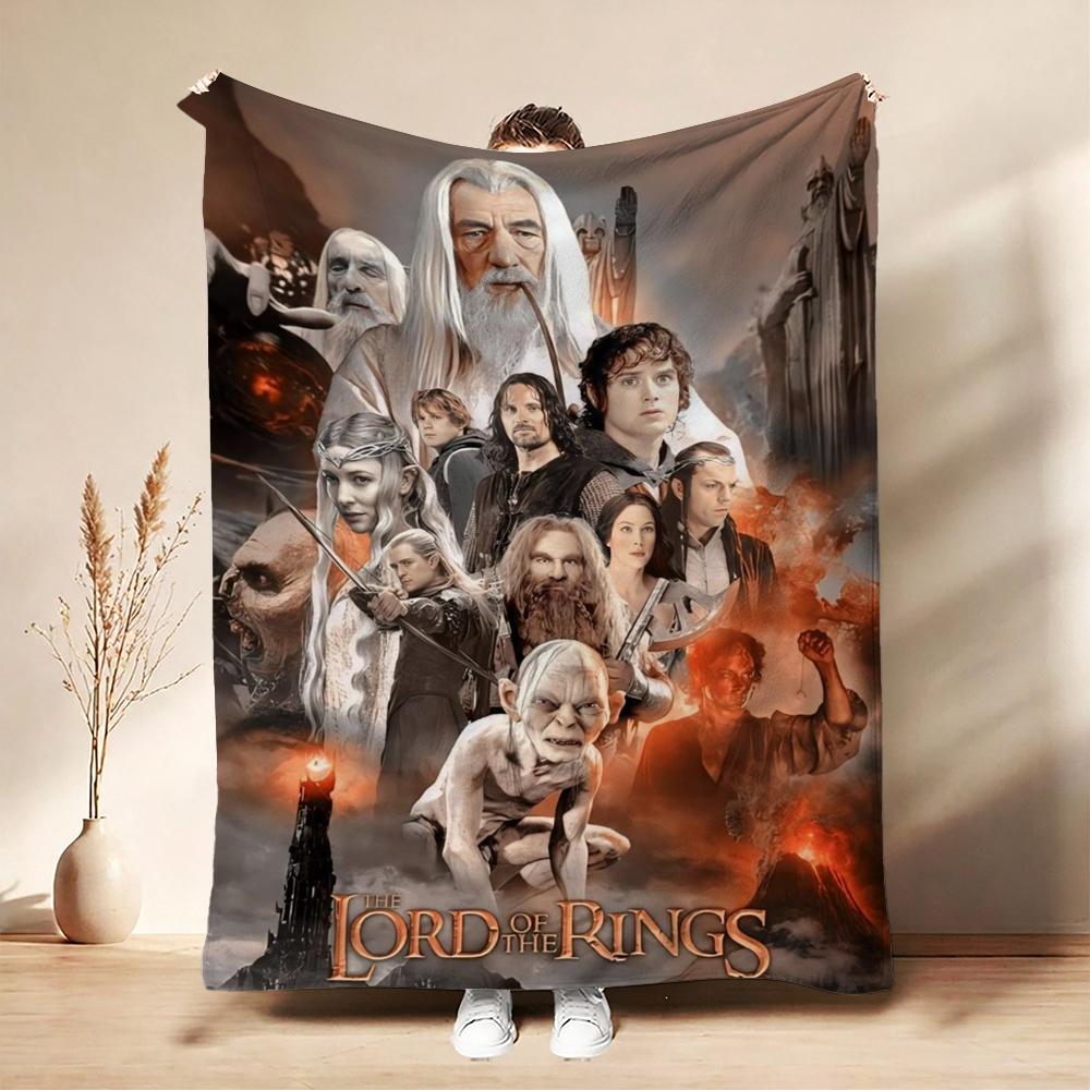Gollum'S Epic Journey Two Towers Flannel Blanket Comfortable Skinfriendly Fleece Blanket For Living Room Office Nap Home Party Decor New Year Gift