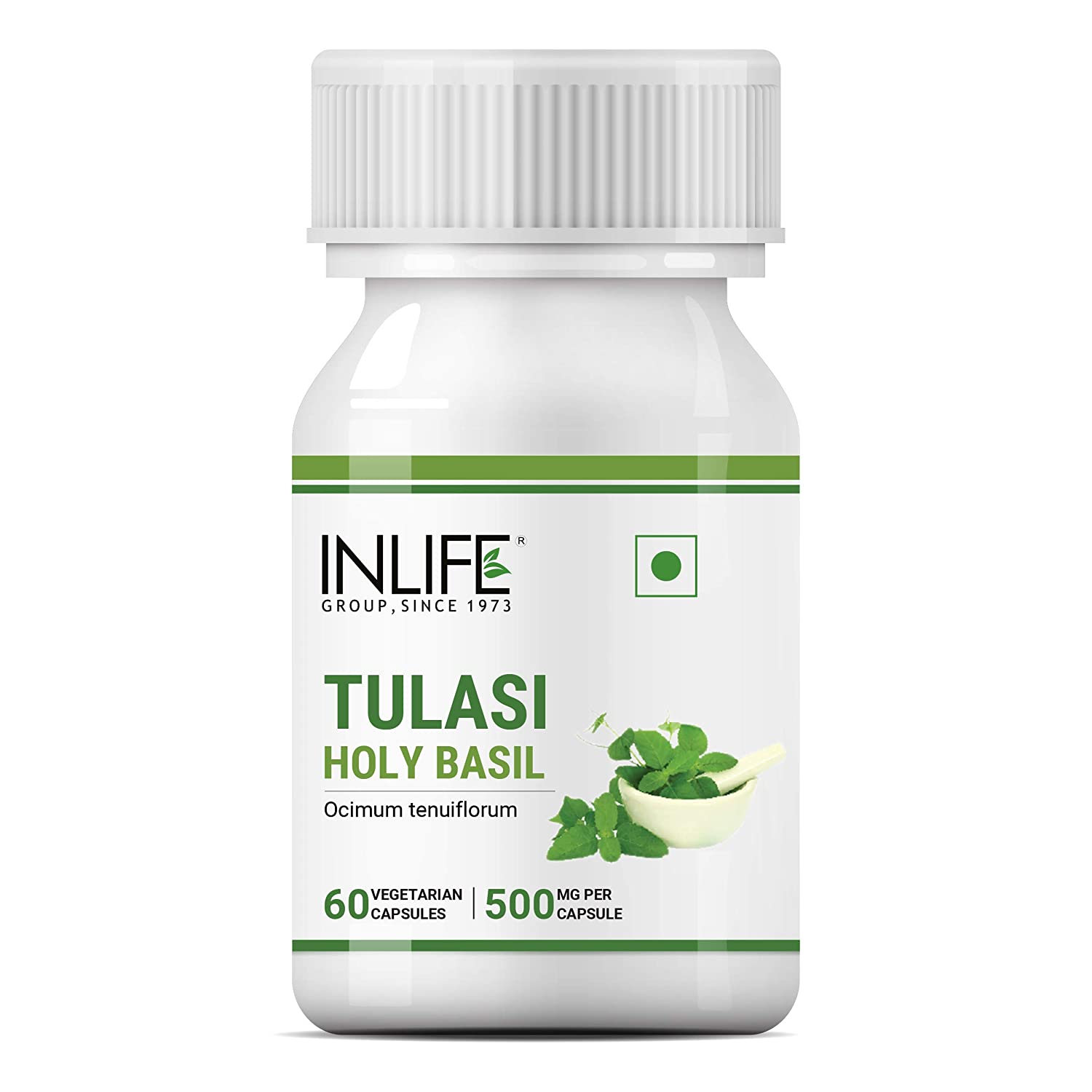 

Туласі (60 кап, 500 мг), Tulasi, INLIFE