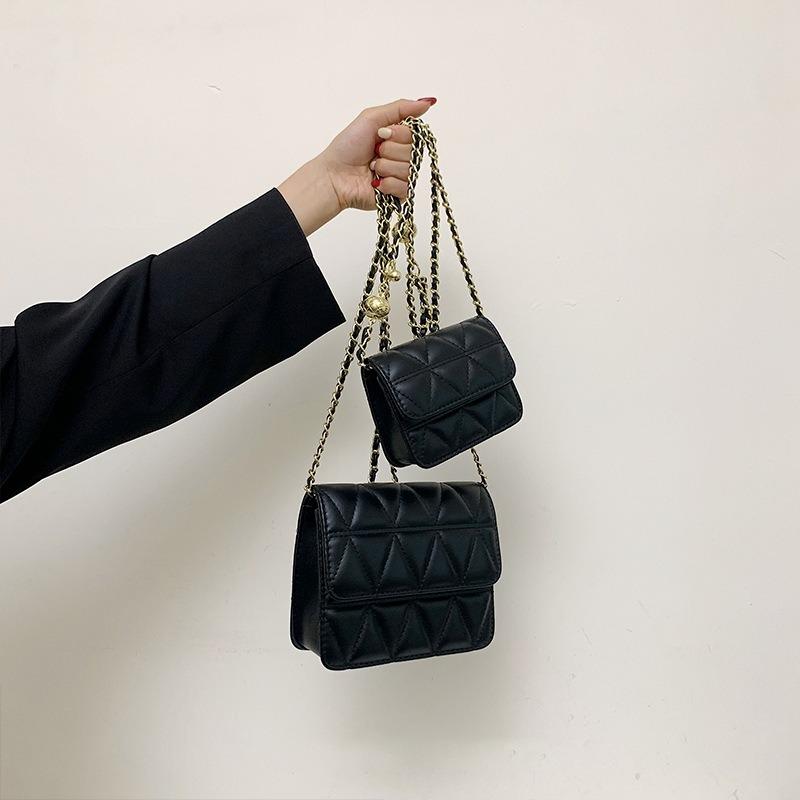 Tasche Sommer Neu Crossbody-Tasche Mini Kleine Tasche Mode Damen-Tasche Ketten-Tasche Ein Schulter Kleine Quadratische Tasche Gepäck