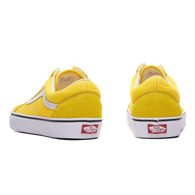 Vans Old Skool Cyber Yellow Unisex Sneakers True-White VN0A3WKTCA1