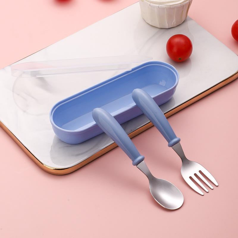 

Детский набор столовых приборов из нержавеющей стали 304 - Детская ложка, вилка и столовая ложка