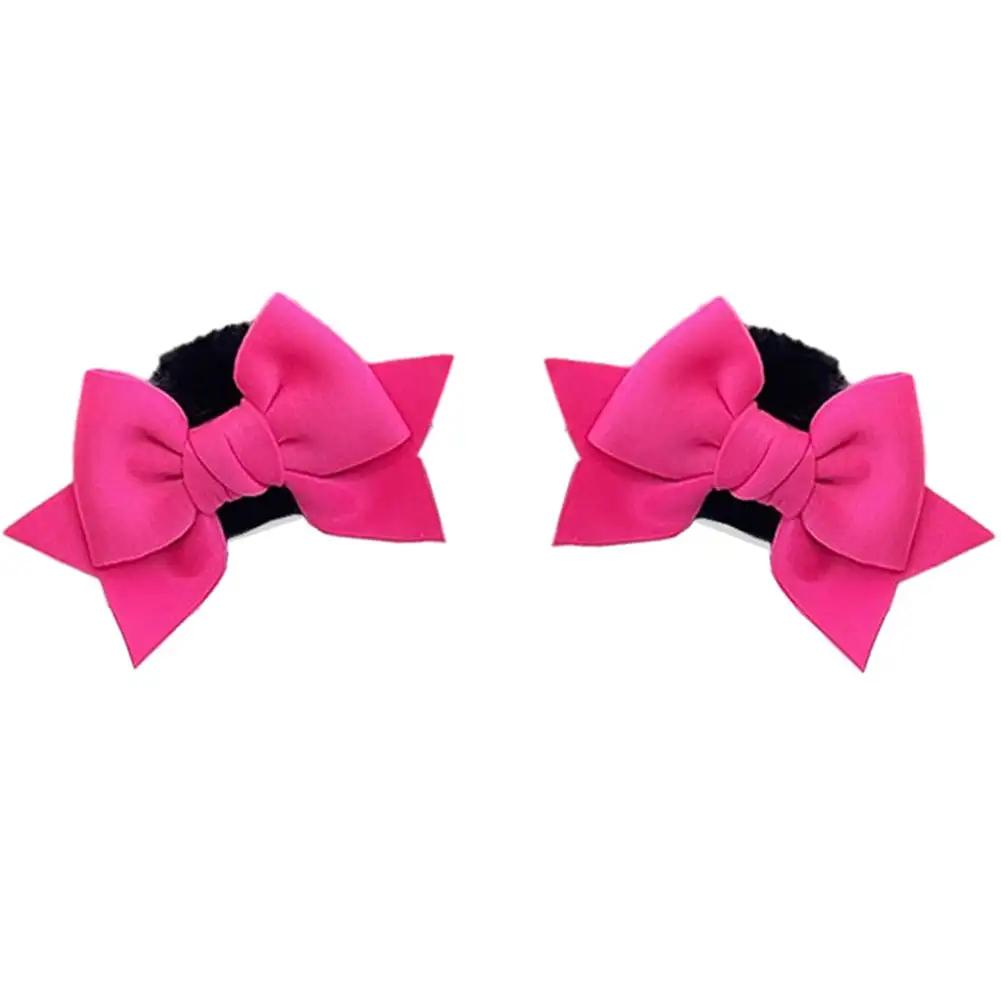 2Pcs Motorcycle Helmet Decoration Butterfly Knot Ears Moto Riding Sking Helmet For Riding Sking Helmet Sticker Accessories