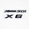 New Letters XDrive30d Trunk Emblem Badge For BMW X6 E71 F16 E72 G06 Stickers Lettering Accessories