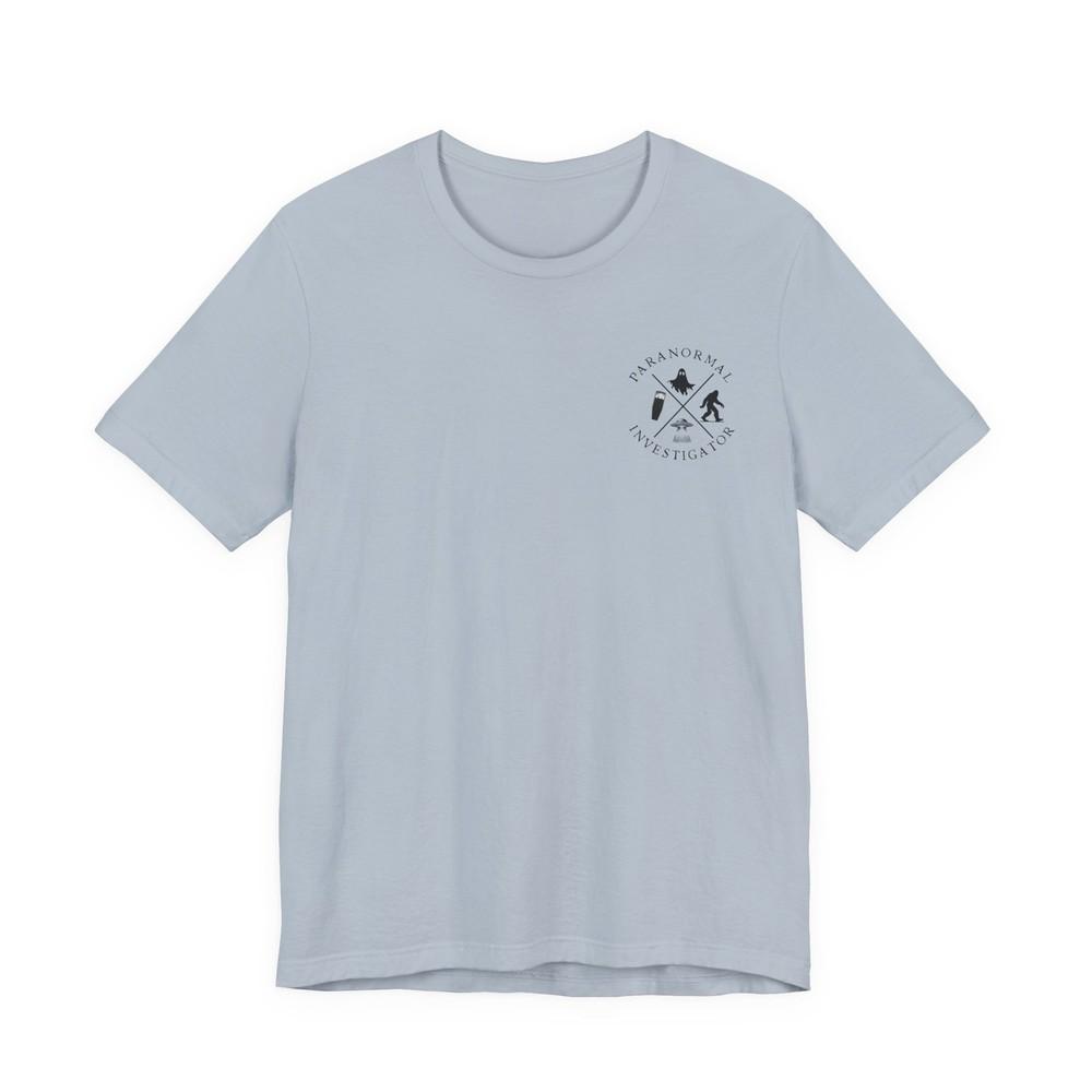 Paranormal Investigator Ghost Hunter Shirt Graphic Tee Bigfoot Ufo Emf S