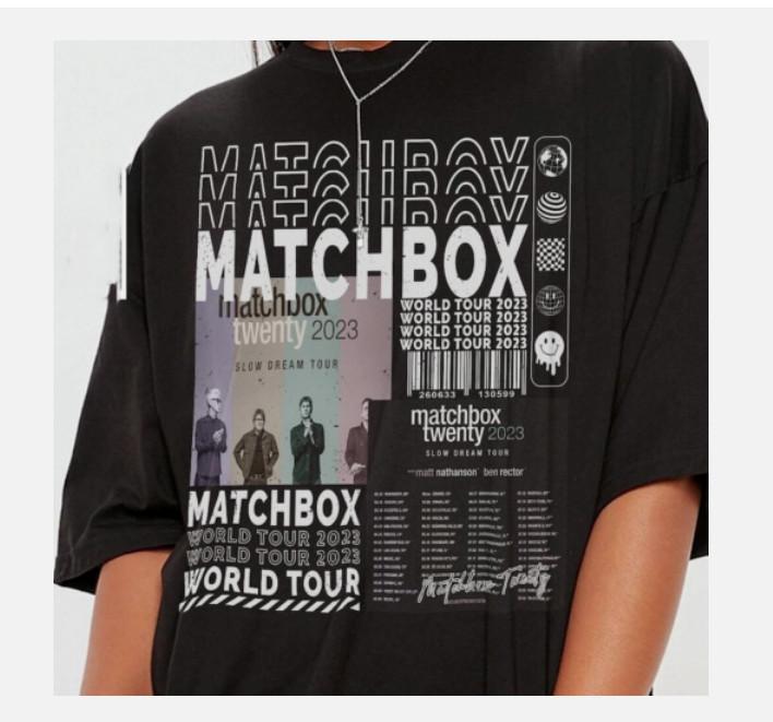 Matchbox Twenty Music ShirtVintage Matchbox 20 Summer 2023 Tour Shirt Unisex T-Shirt XXL
